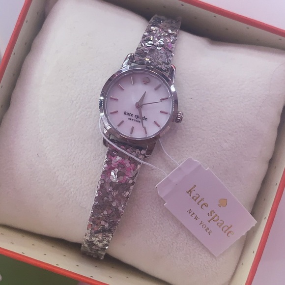 Kate Spade Silver Glitter Watch - Picture 2 of 3